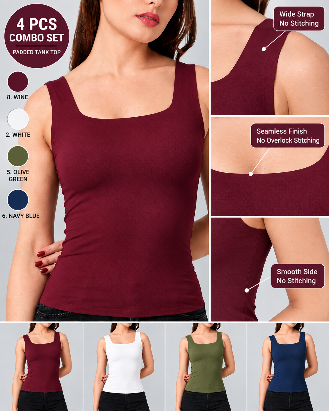 Padded Tank top 3