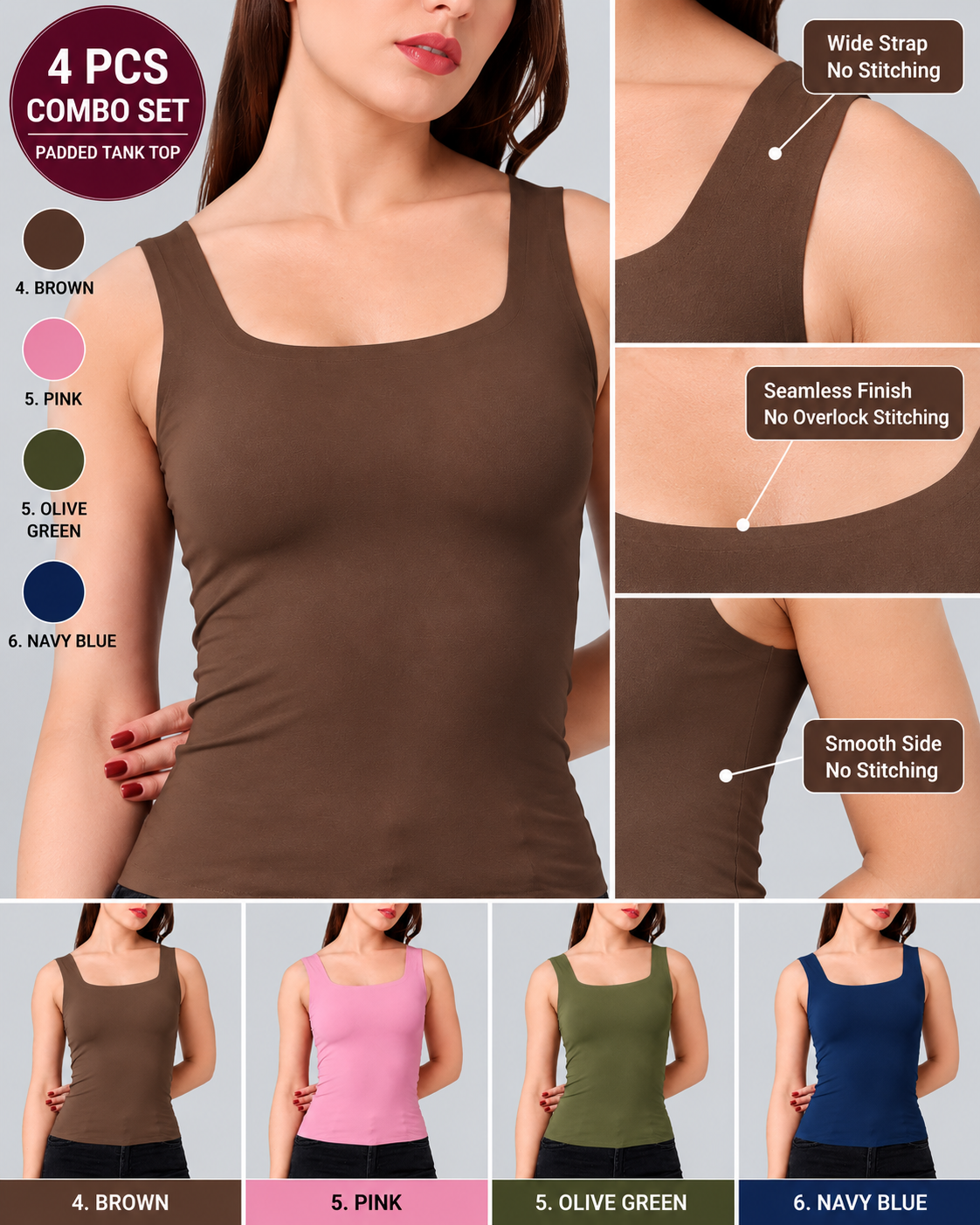 Padded Tank top 4