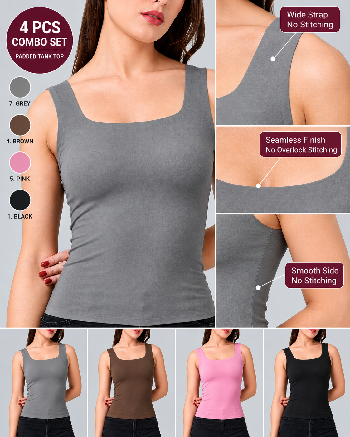 Padded Tank top 5