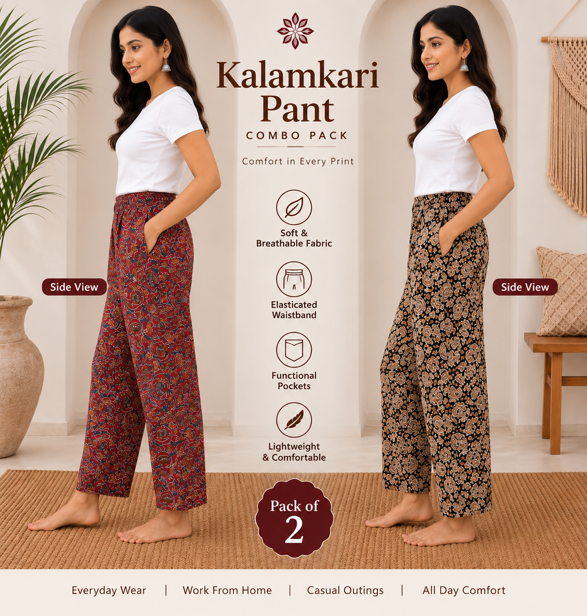 Kalamkari pant combo c6