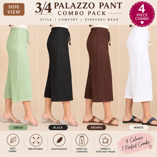 3/4 Palazzo Combo 5