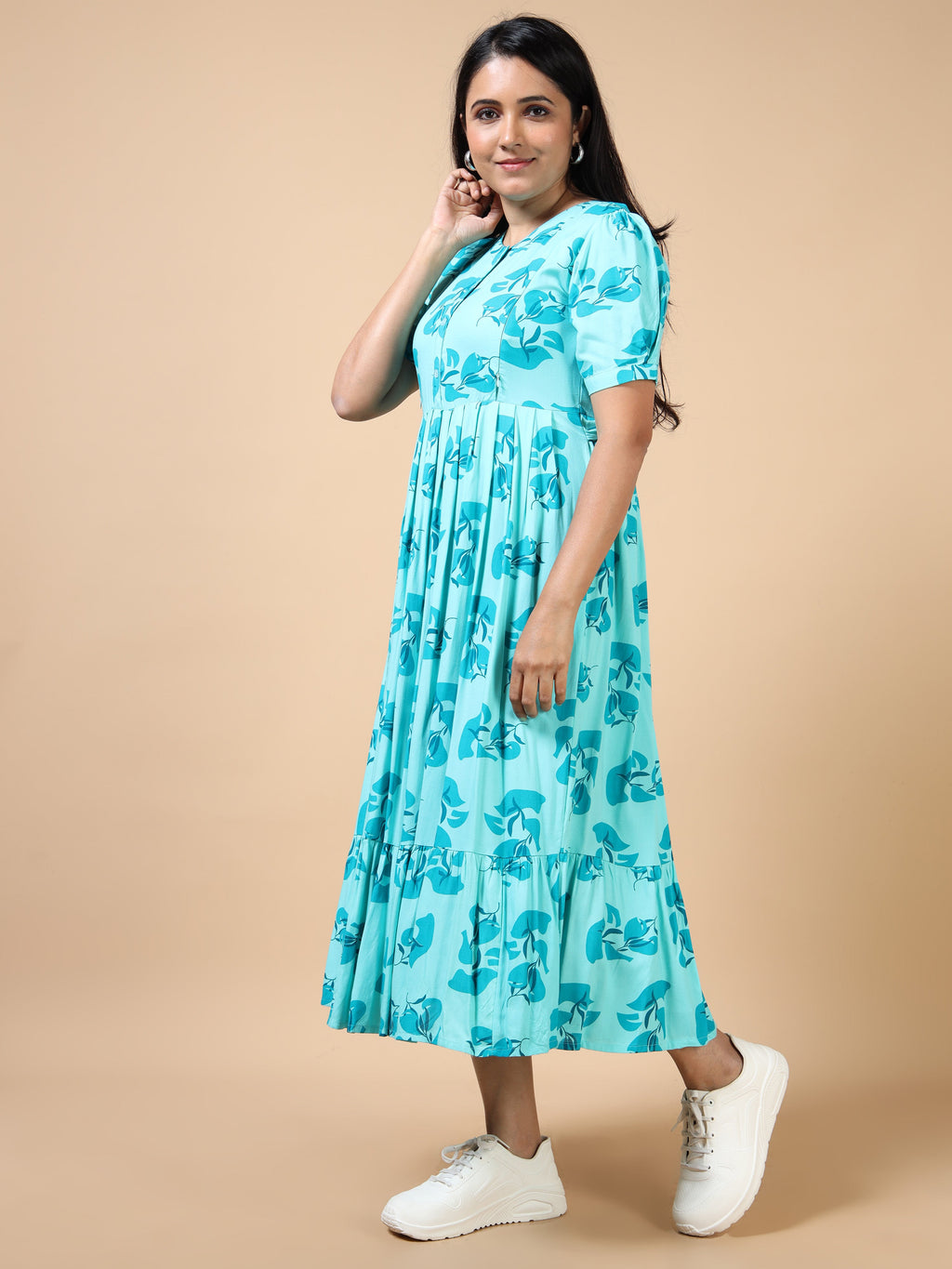 Dual Side Invisible Zip Maternity & Nursing Kurti
