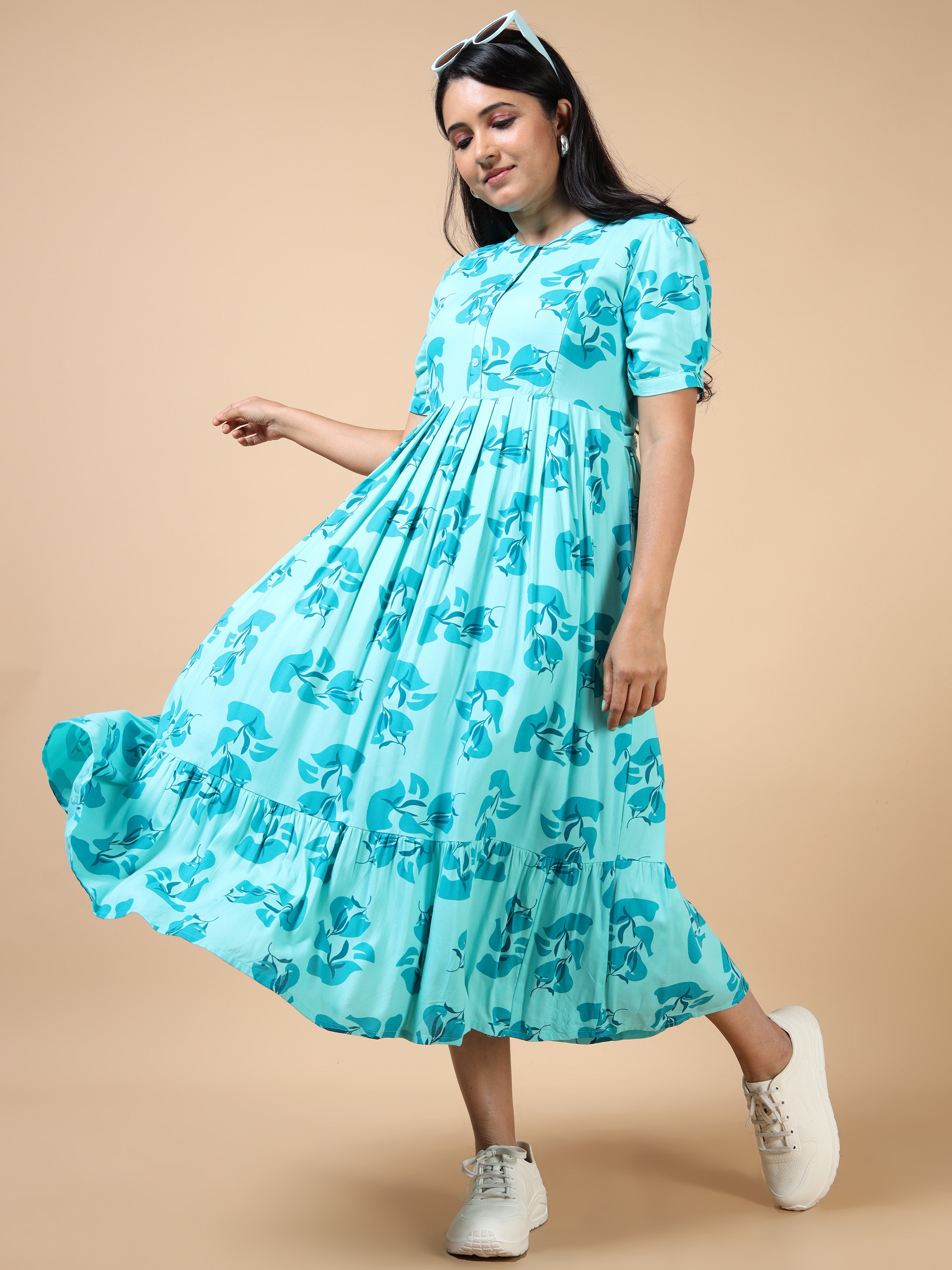 Dual Side Invisible Zip Maternity & Nursing Kurti