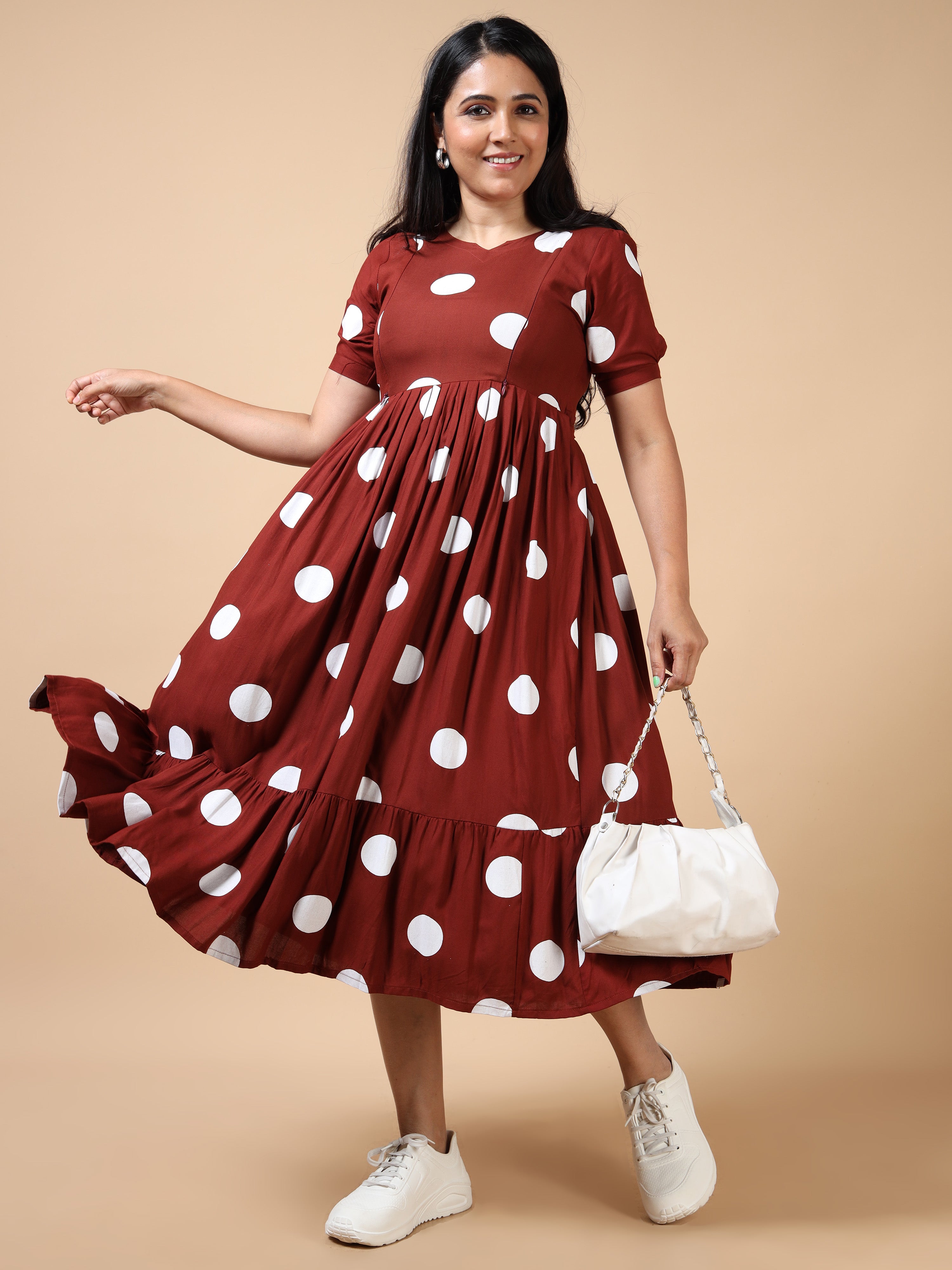 Dual Side Invisible Zip Maternity & Nursing Kurti (ii)