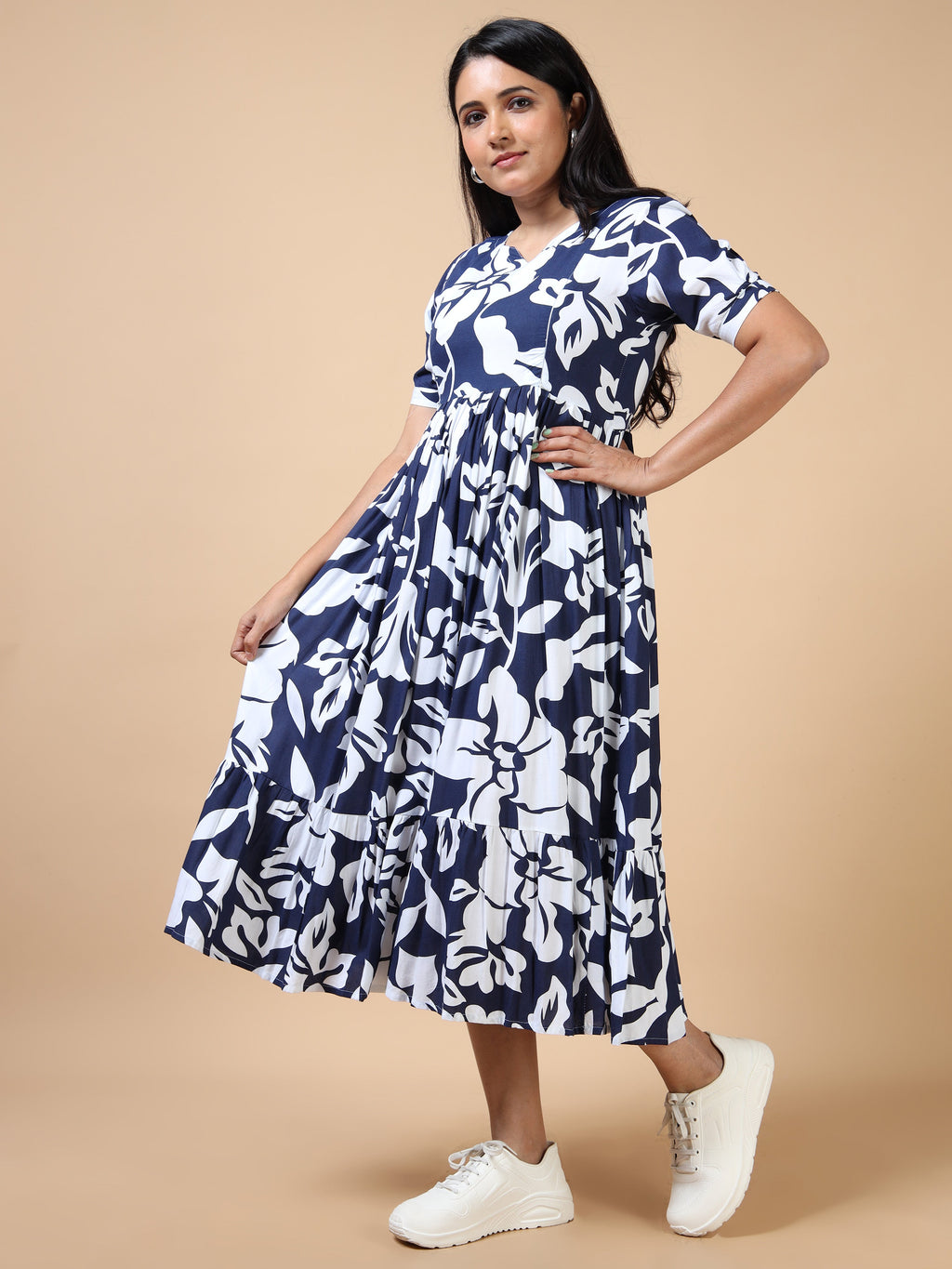 Dual Side Invisible Zip Maternity & Nursing Kurti (iii)