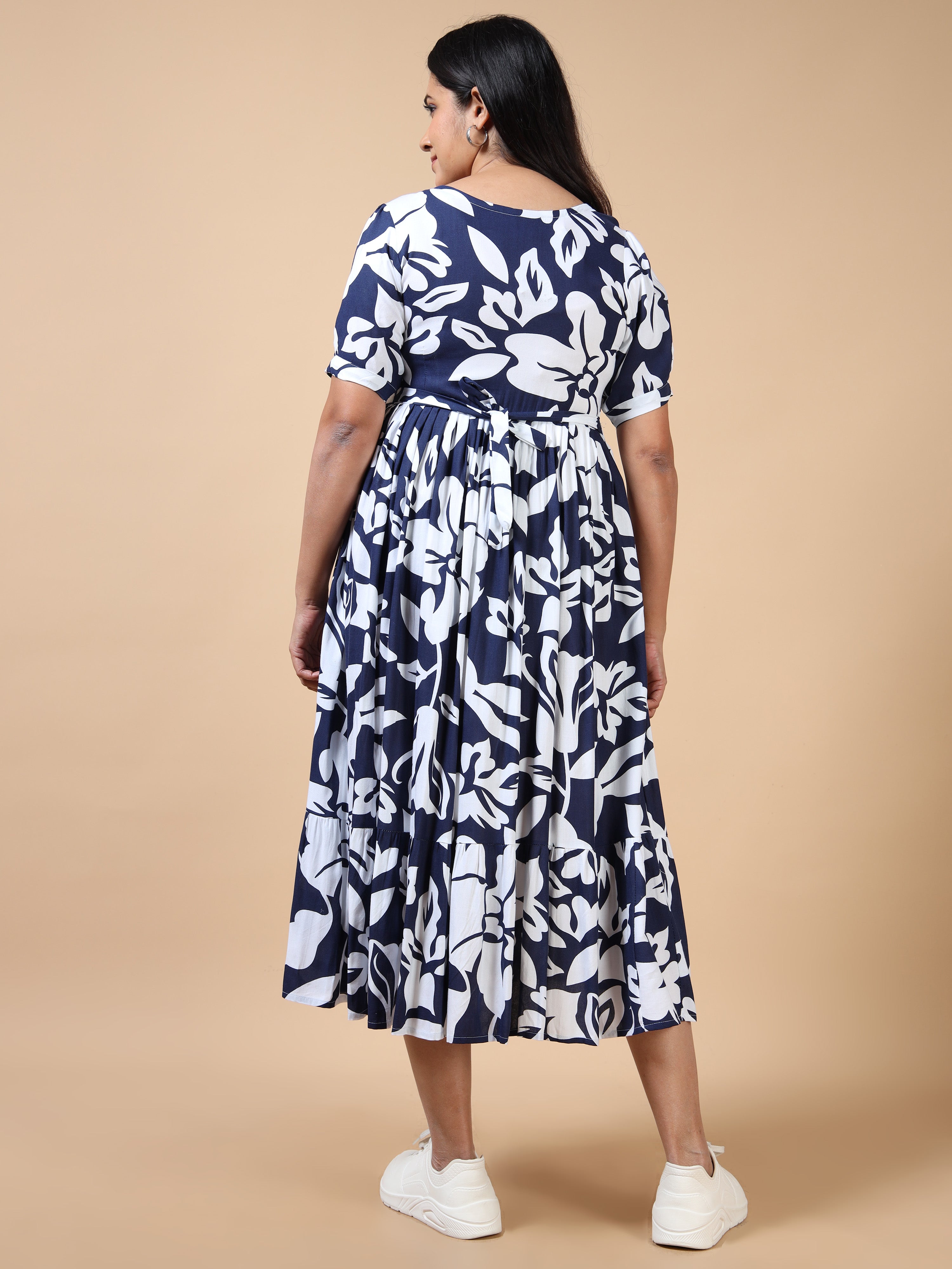 Dual Side Invisible Zip Maternity & Nursing Kurti (iii)