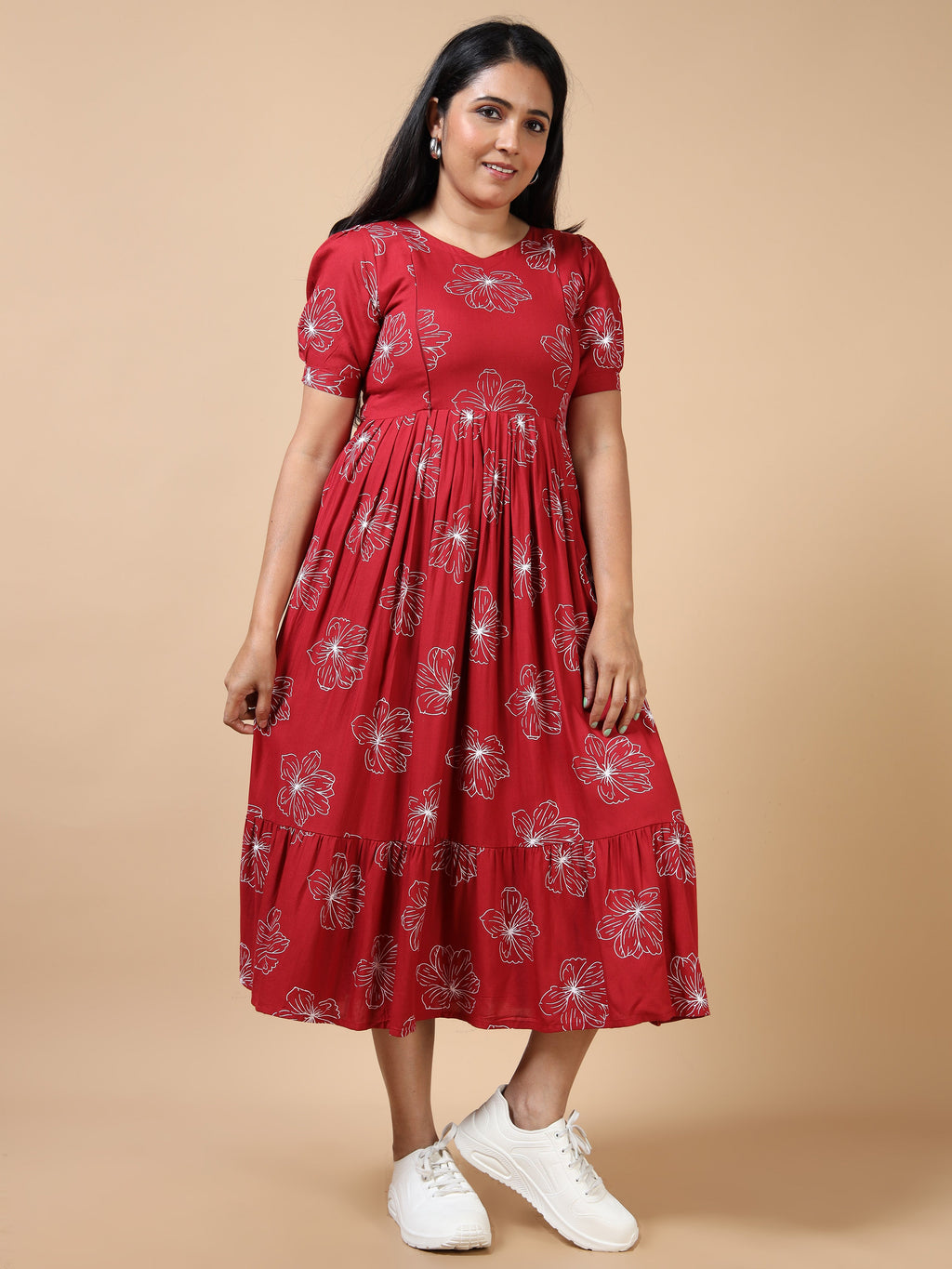 Dual Side Invisible Zip Maternity & Nursing Kurti (iv)