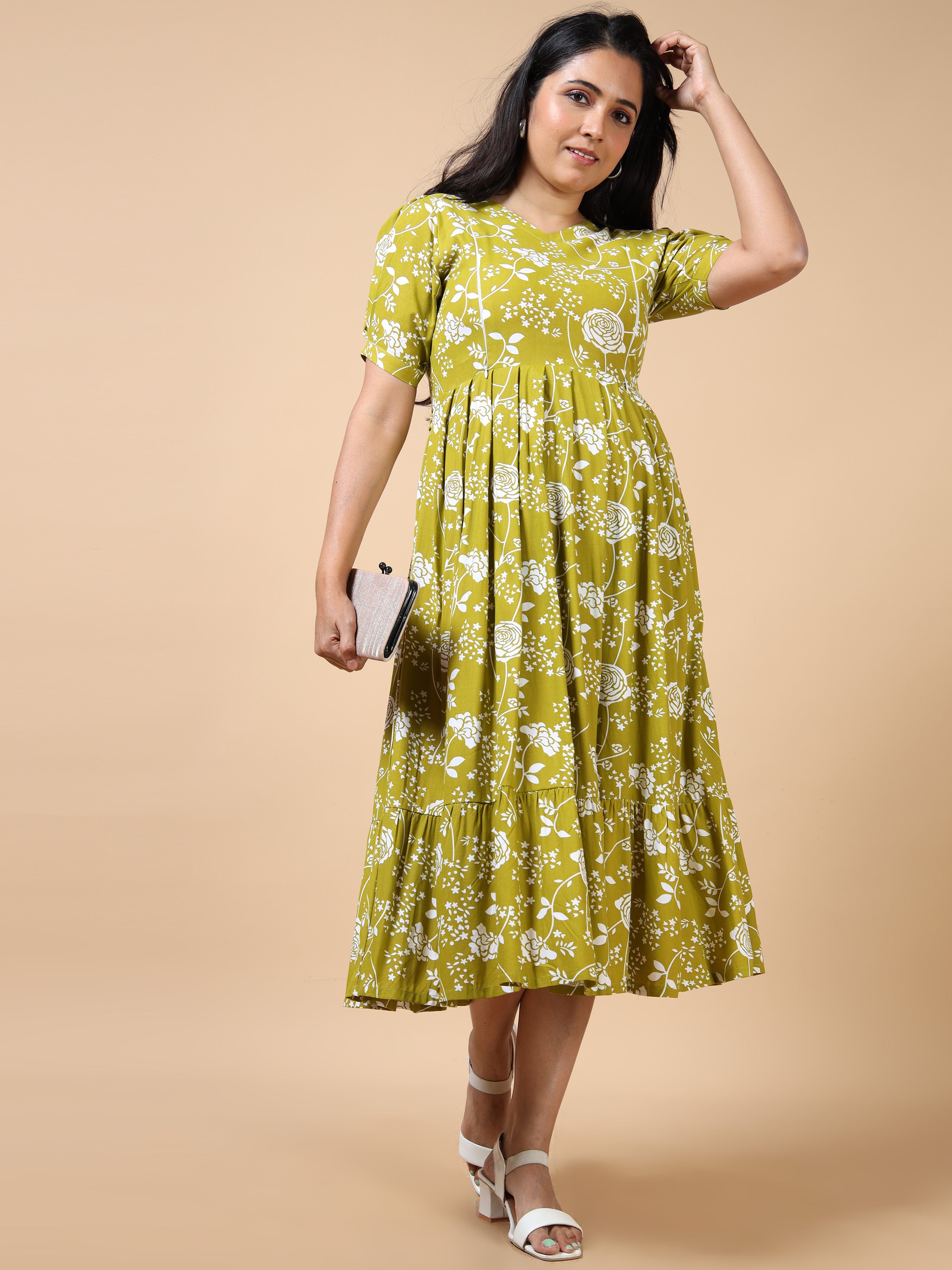 Dual Side Invisible Zip Maternity & Nursing Kurti (v)