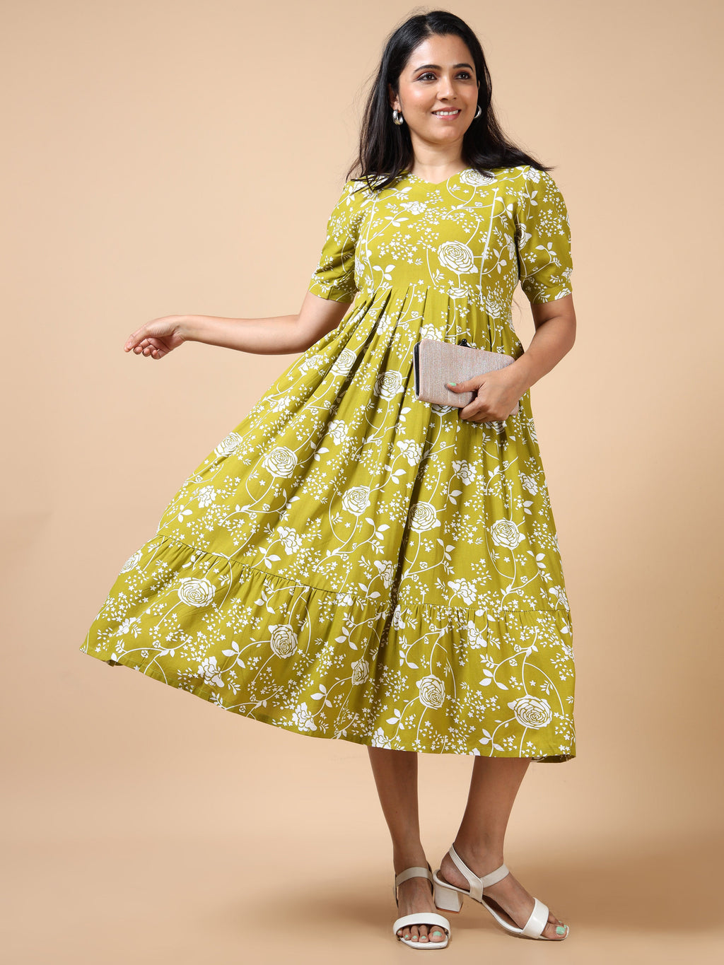 Dual Side Invisible Zip Maternity & Nursing Kurti (v)