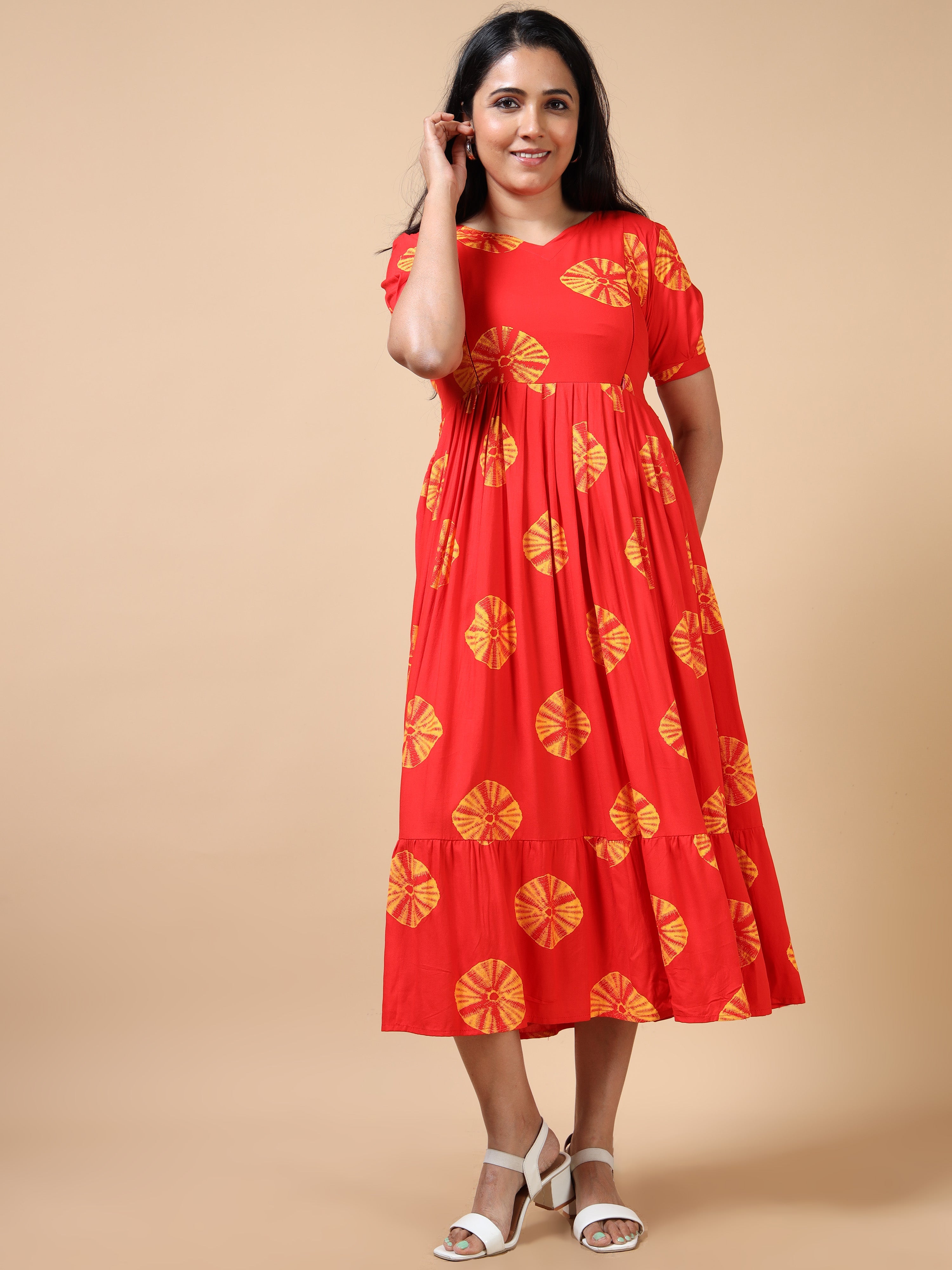 Dual Side Invisible Zip Maternity & Nursing Kurti (vii)