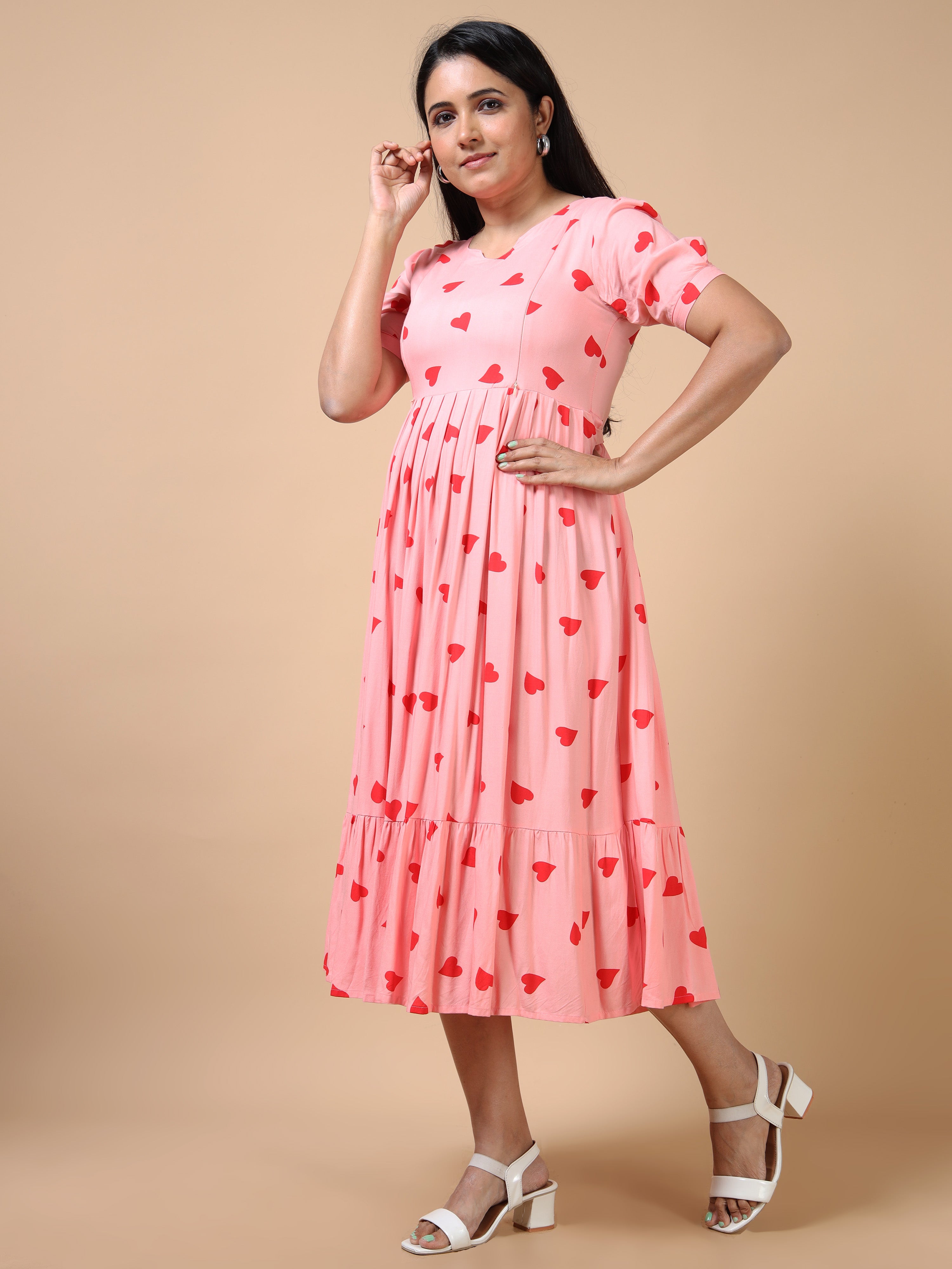 Dual Side Invisible Zip Maternity & Nursing Kurti (viii)