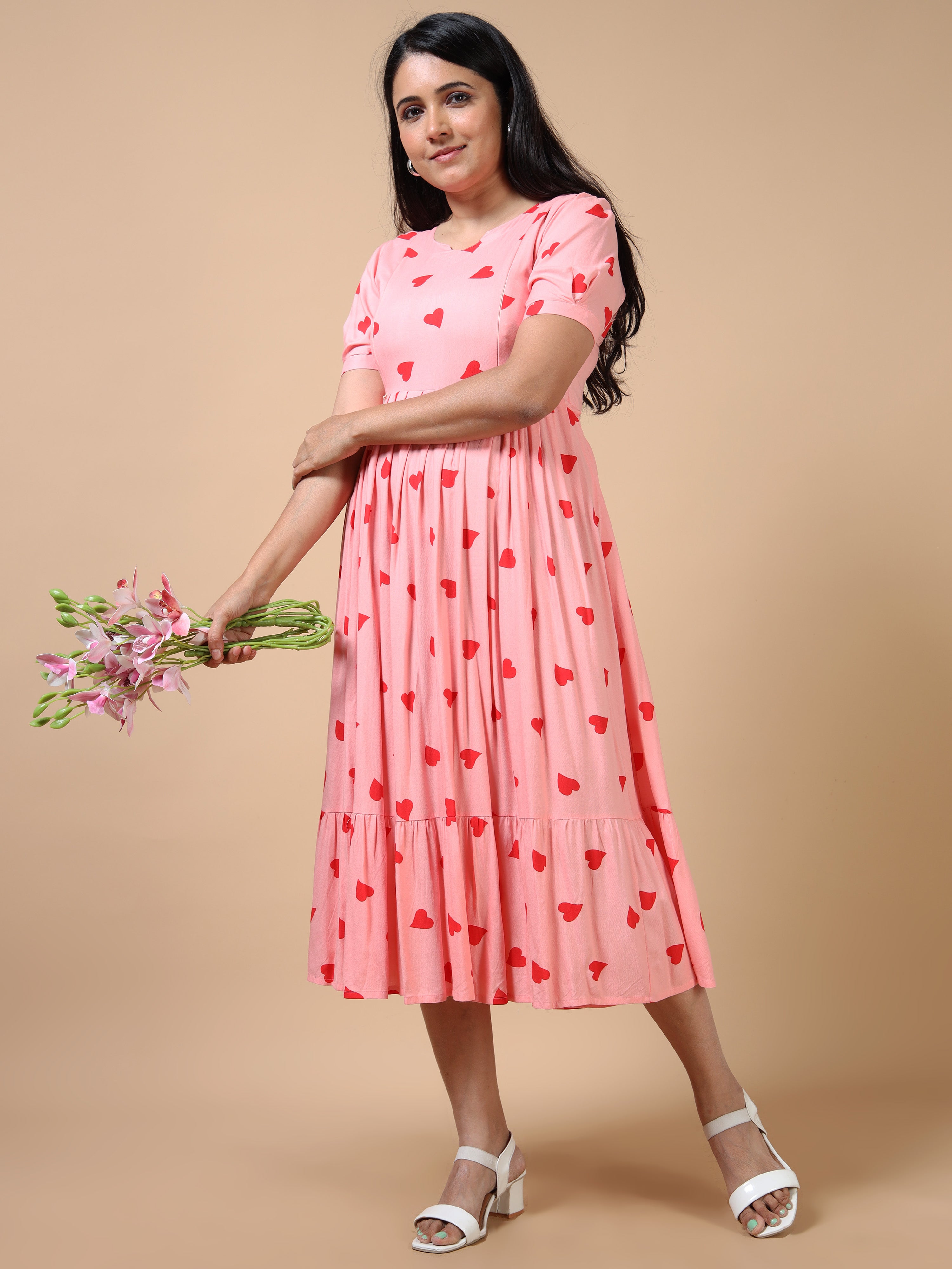 Dual Side Invisible Zip Maternity & Nursing Kurti (viii)