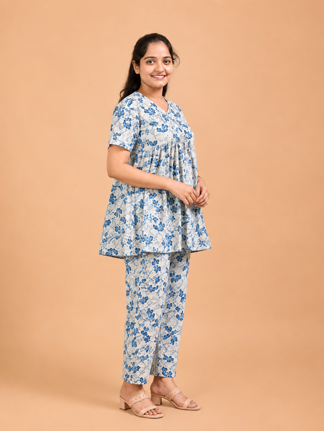 Peplum Co Ords Set For Women C16