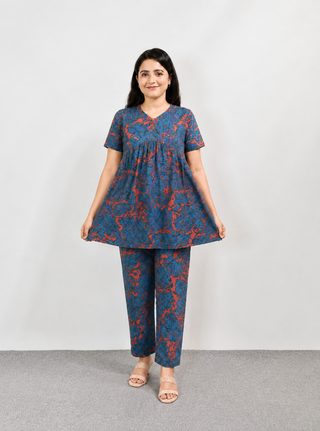 Peplum Co Ords Set For Women C14