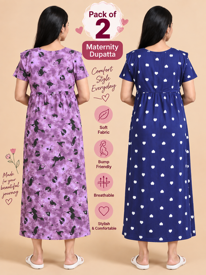 Zipless Maternity Duppata Combo 5