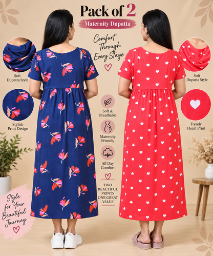 Zipless Maternity Duppata Combo 3