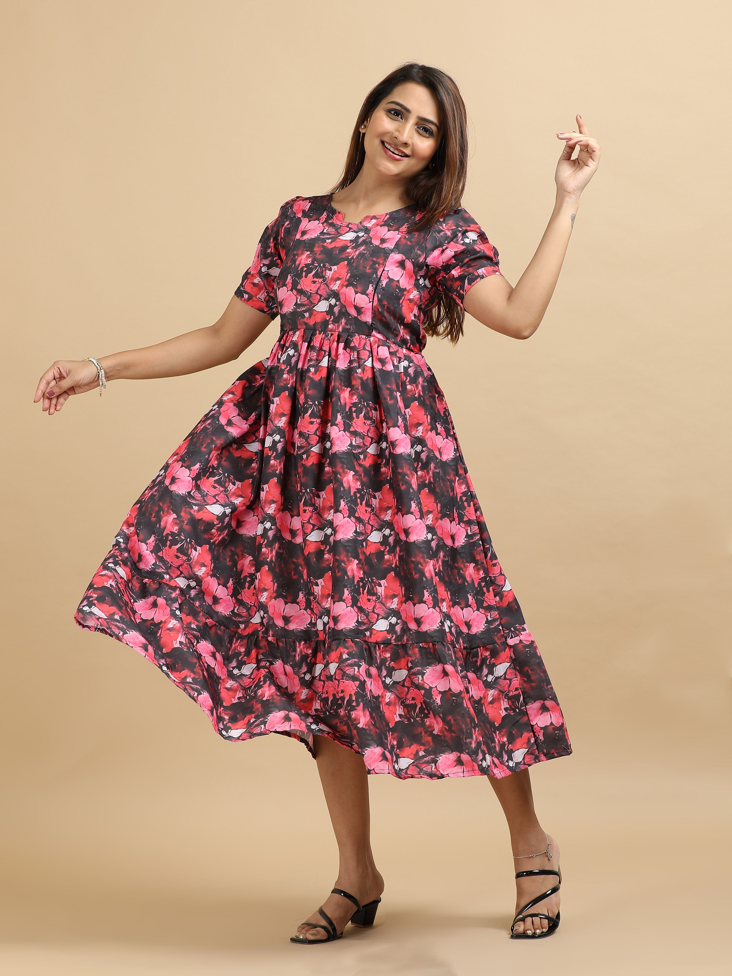 Dual Side Invisible Zip Maternity & Nursing Kurti (x)