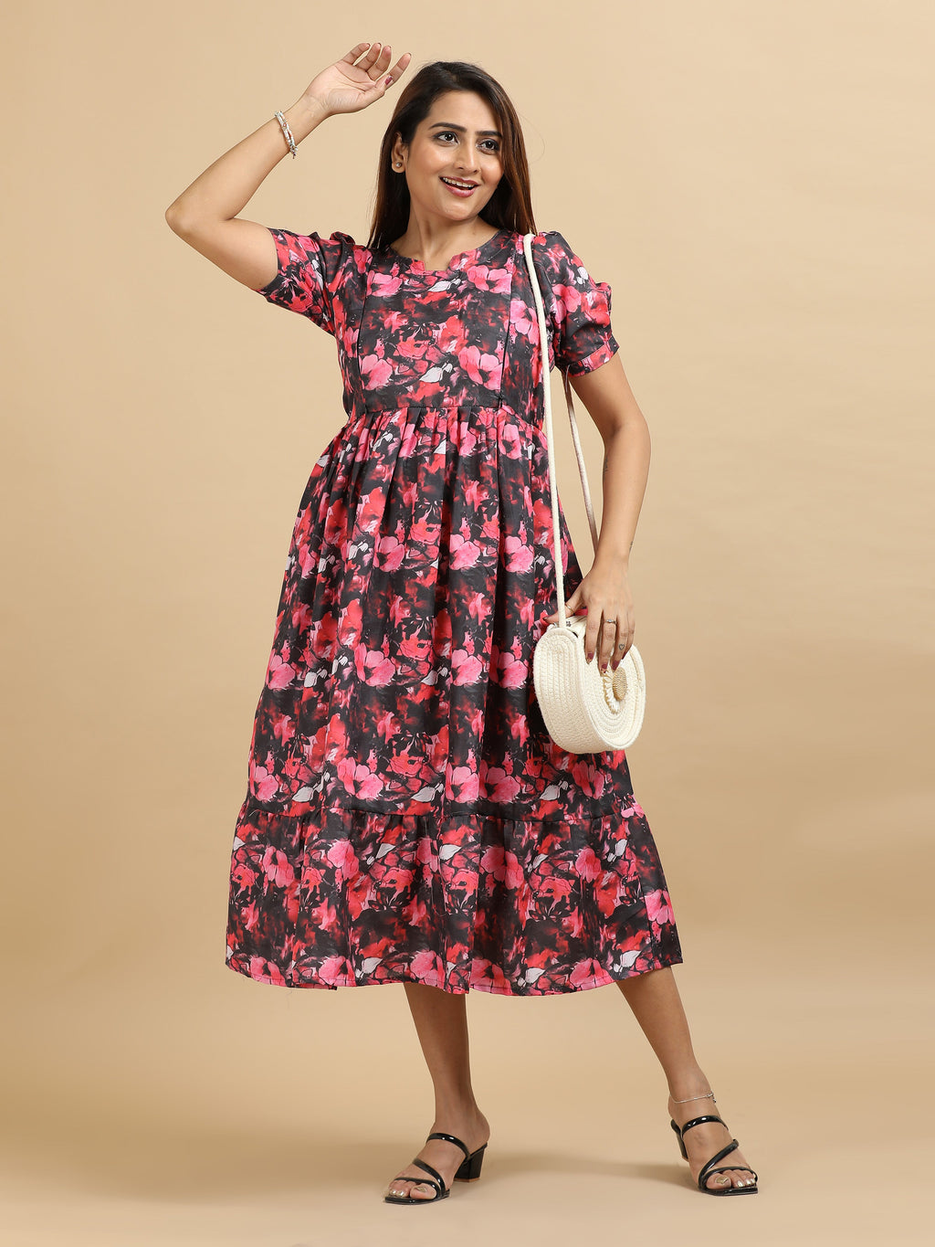 Dual Side Invisible Zip Maternity & Nursing Kurti (x)