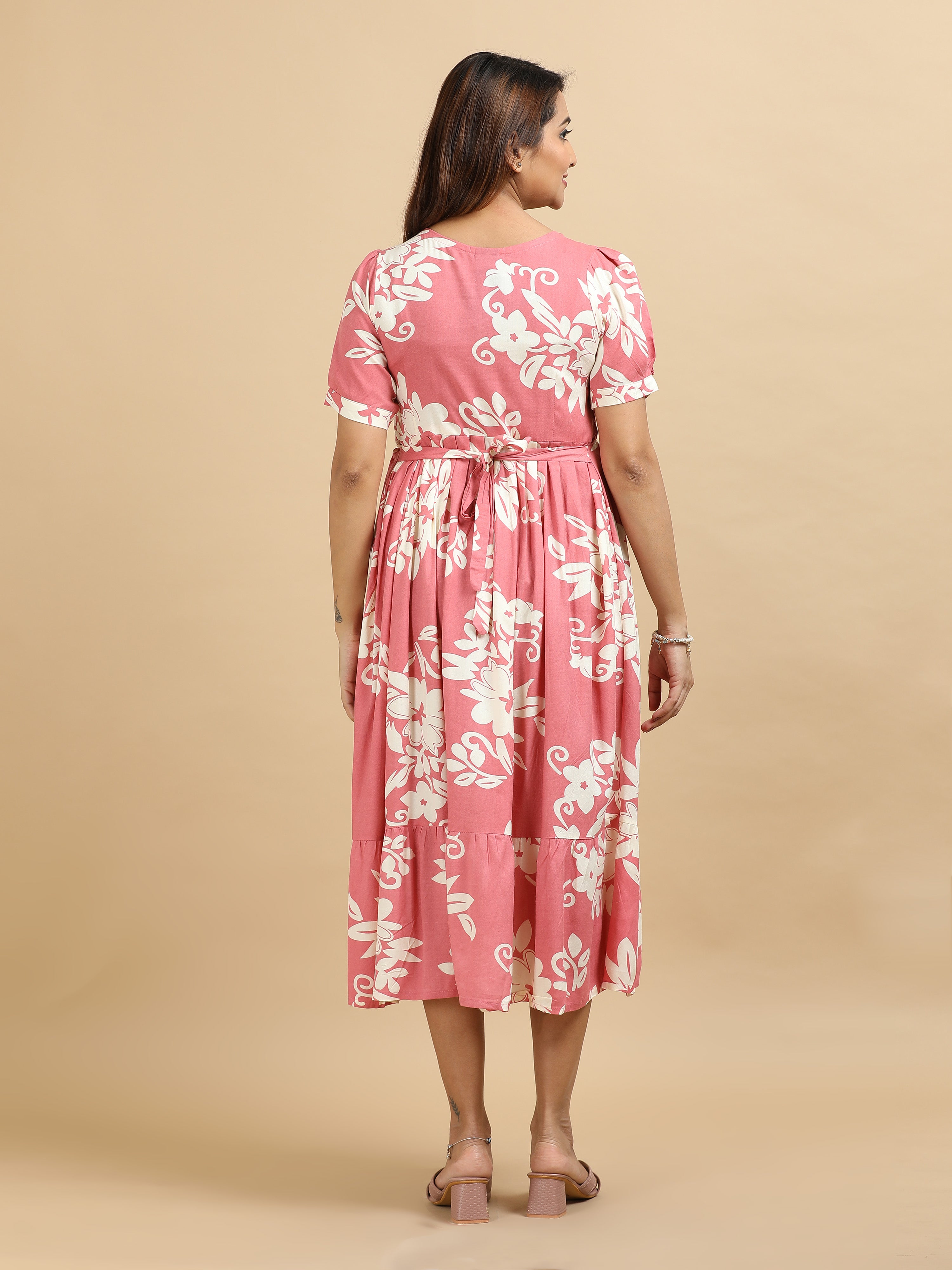 Dual Side Invisible Zip Maternity & Nursing Kurti (ix)