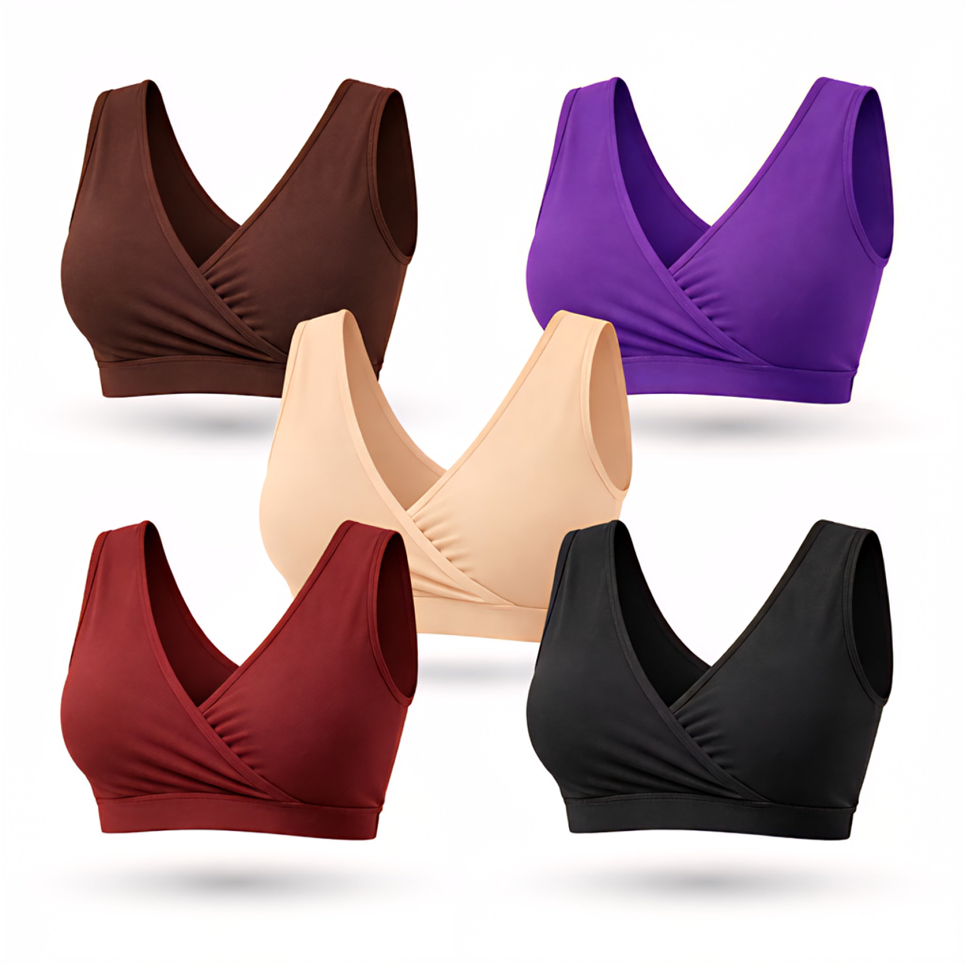 Women’s Soft Sleeping Bra – (Pack of 5)