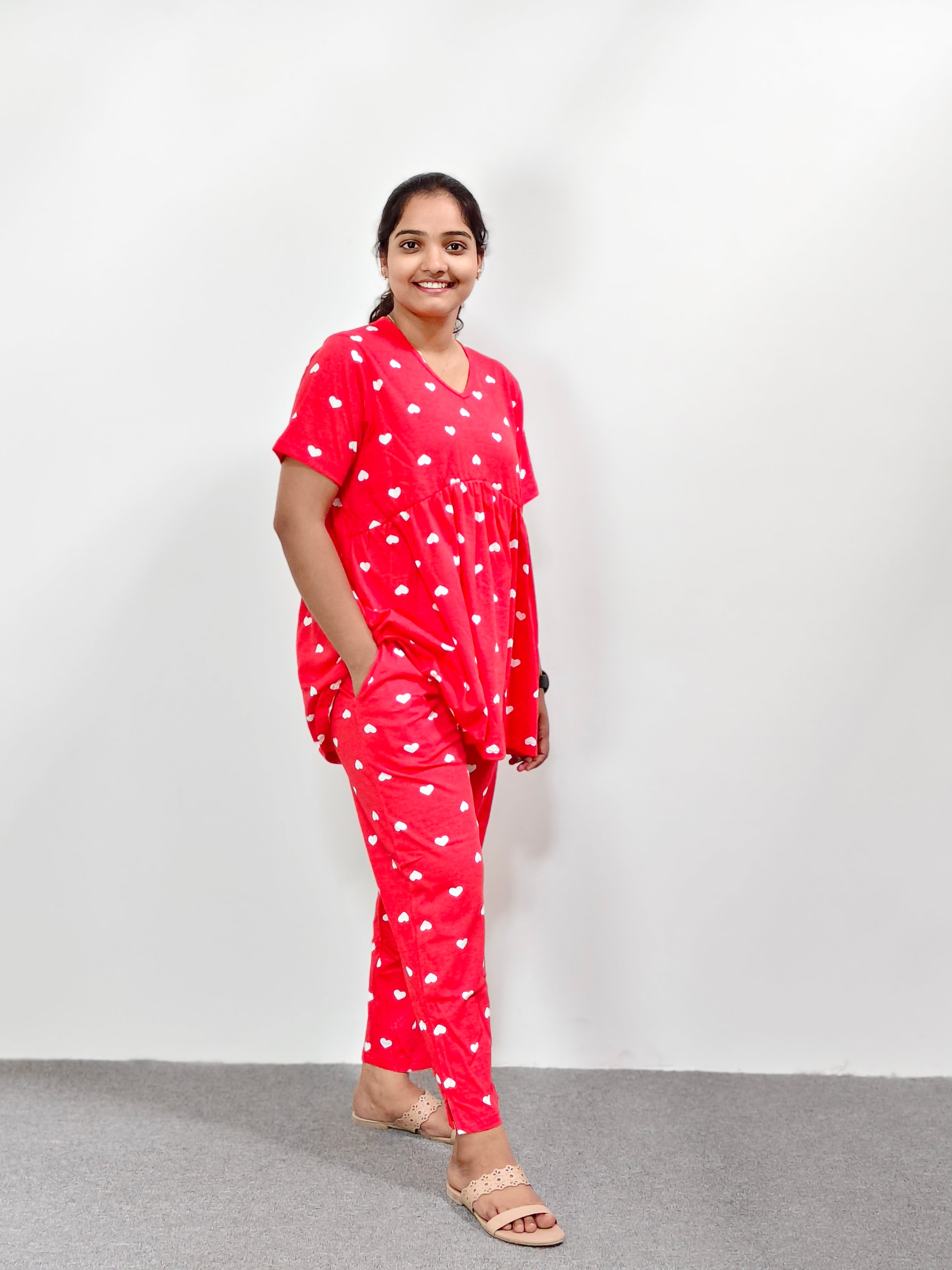 Peplum Co Ords Set For Women (v)