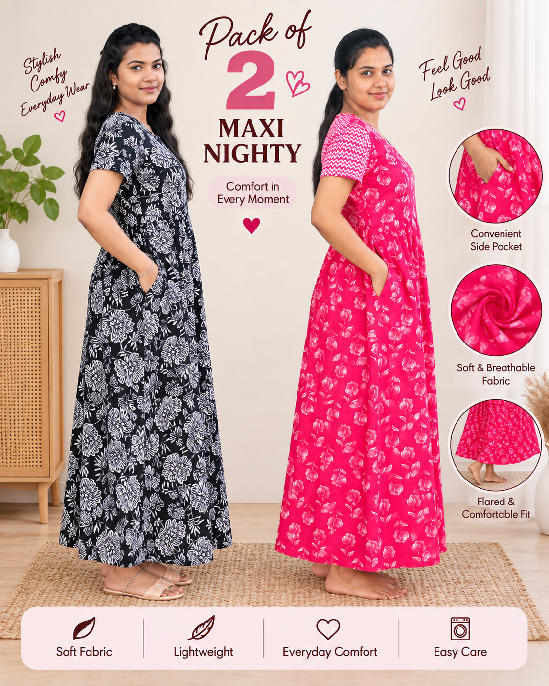 Maxi Nighty Combo 5