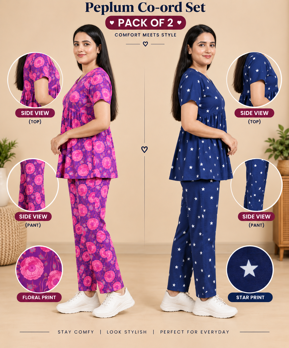 Peplum co ords combo 1