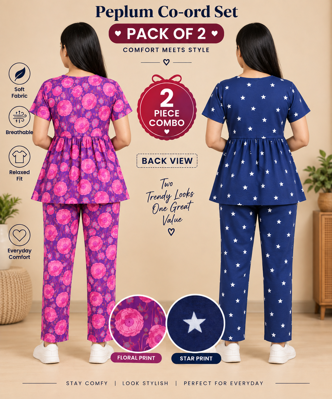 Peplum co ords combo 1