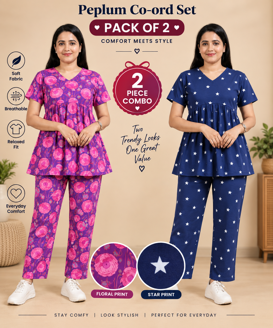 Peplum co ords combo 1