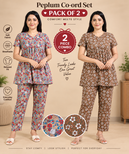 Peplum co ords combo 3