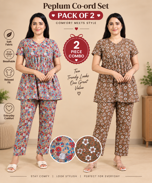 Peplum co ords combo 3
