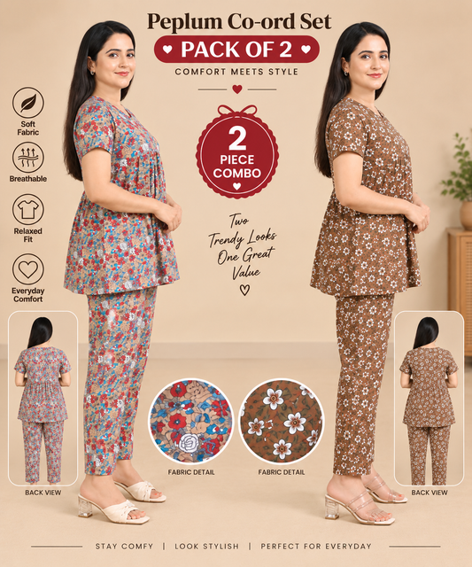 Peplum co ords combo 3