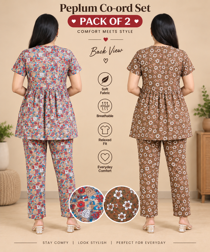 Peplum co ords combo 3