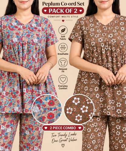 Peplum co ords combo 3