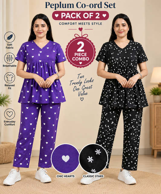 Peplum co ords combo 4
