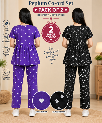 Peplum co ords combo 4