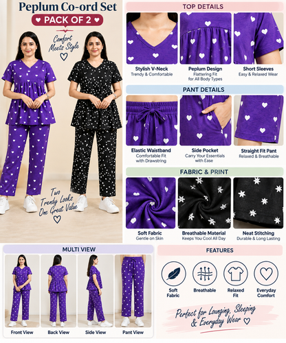 Peplum co ords combo 4