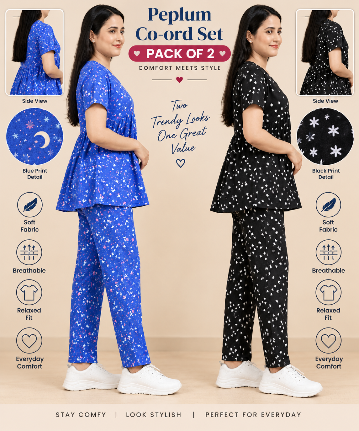 Peplum co ords combo 5