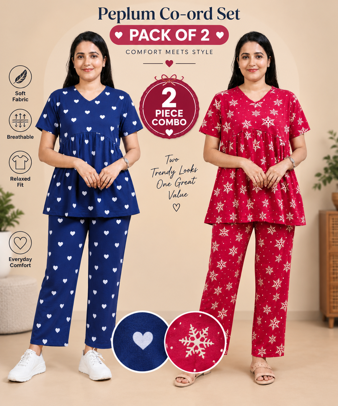 Peplum co ords combo 6