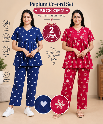 Peplum co ords combo 6