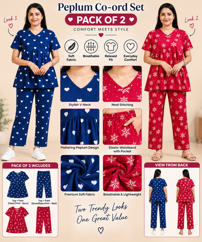 Peplum co ords combo 6