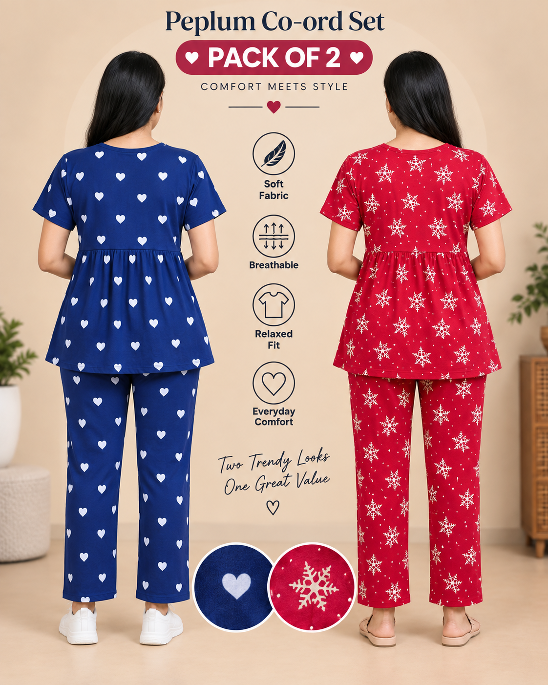 Peplum co ords combo 6