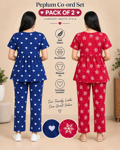 Peplum co ords combo 6