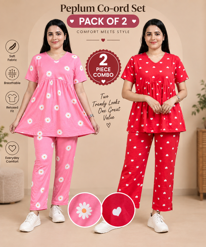 Peplum co ords combo 7
