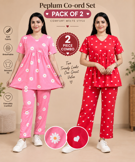 Peplum co ords combo 7
