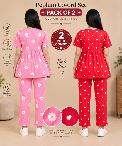 Peplum co ords combo 7