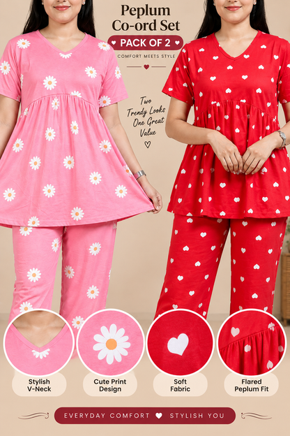 Peplum co ords combo 7
