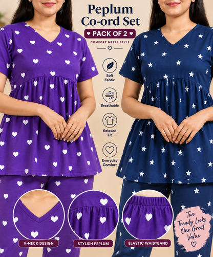 Peplum co ords combo 8