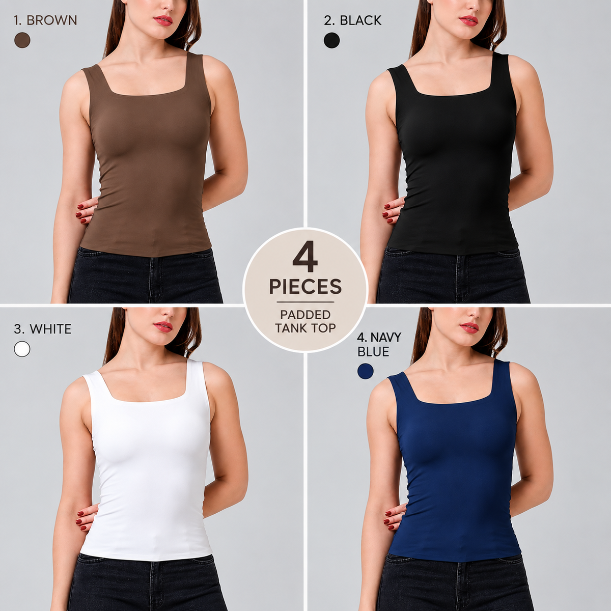 Padded Tank top 1