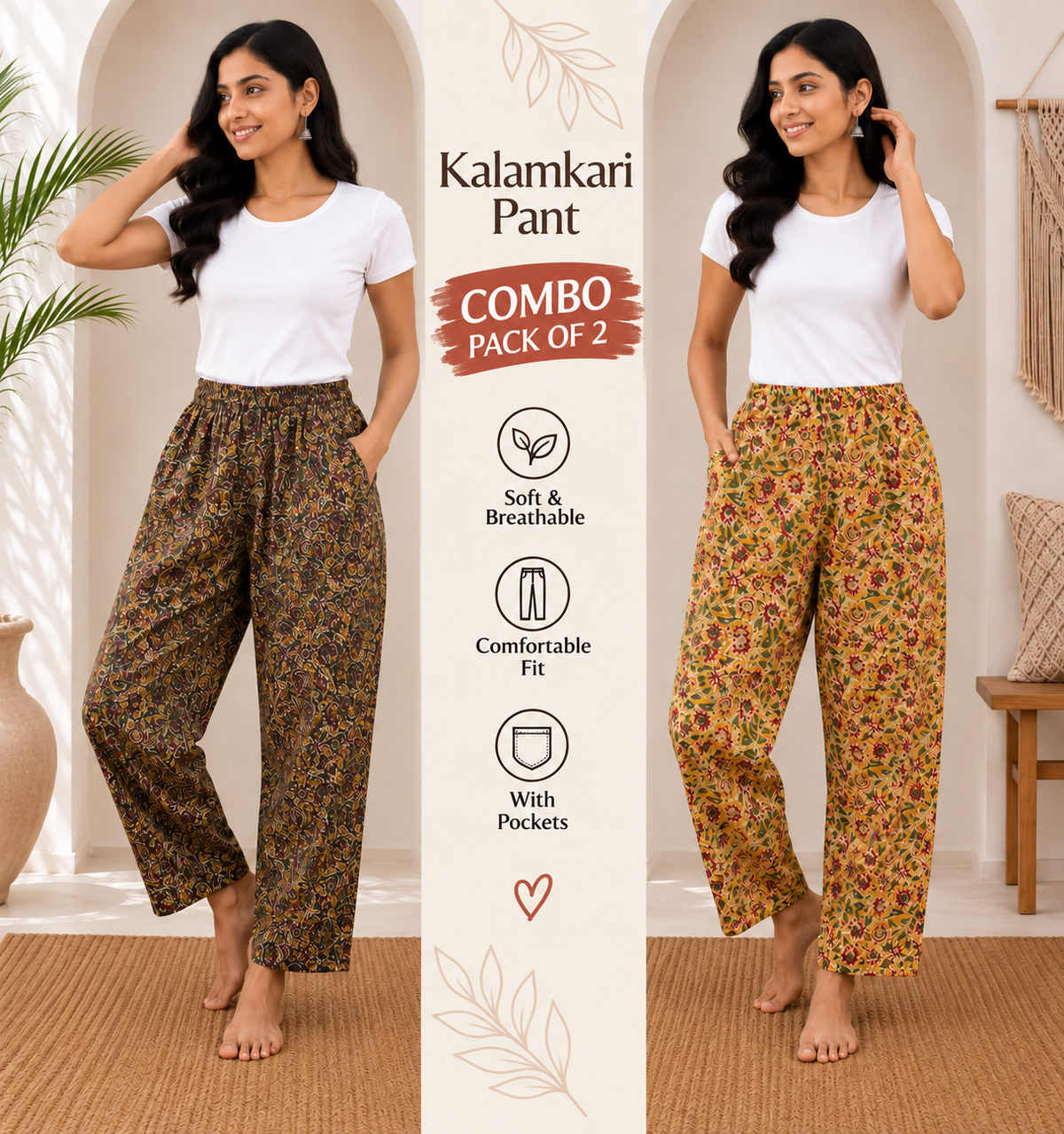 Kalamkari pant combo c4